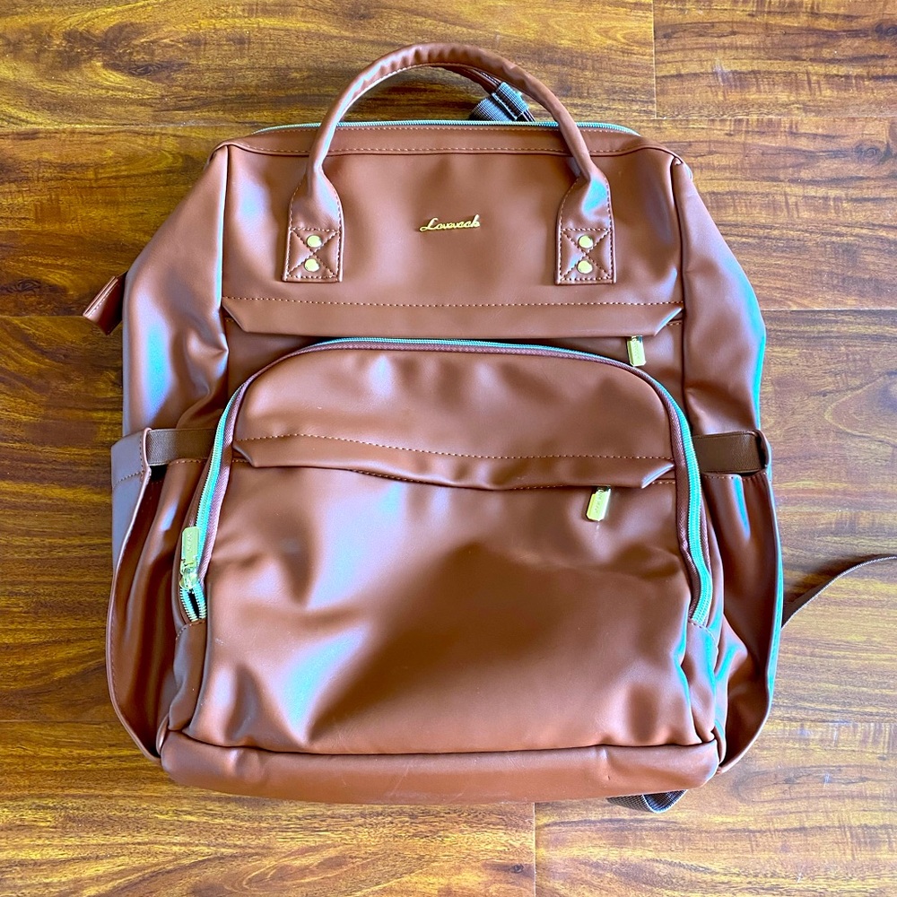 Leather Lovenook backpack for daily commutes!